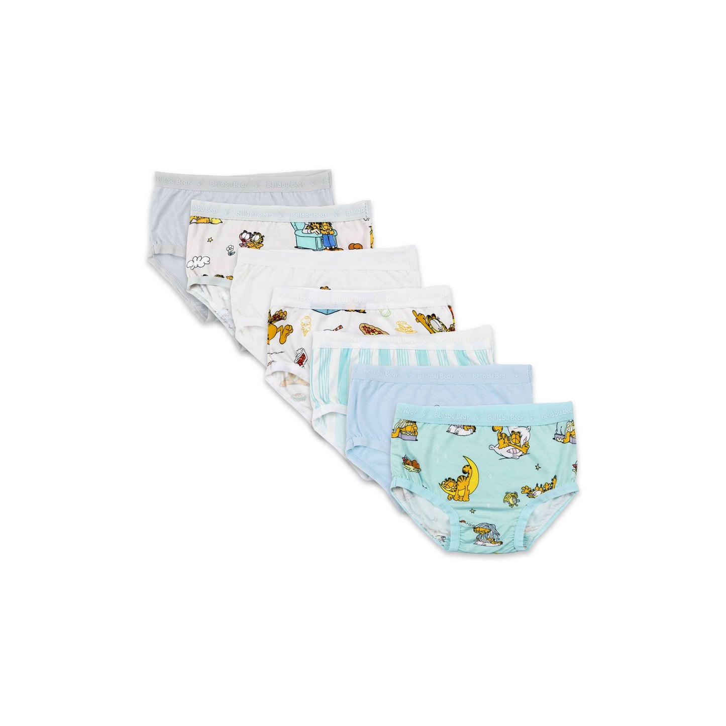 Bellabu Bear - Garfield Bamboo Boy's Underwear 7-Pack: 8/9Y
