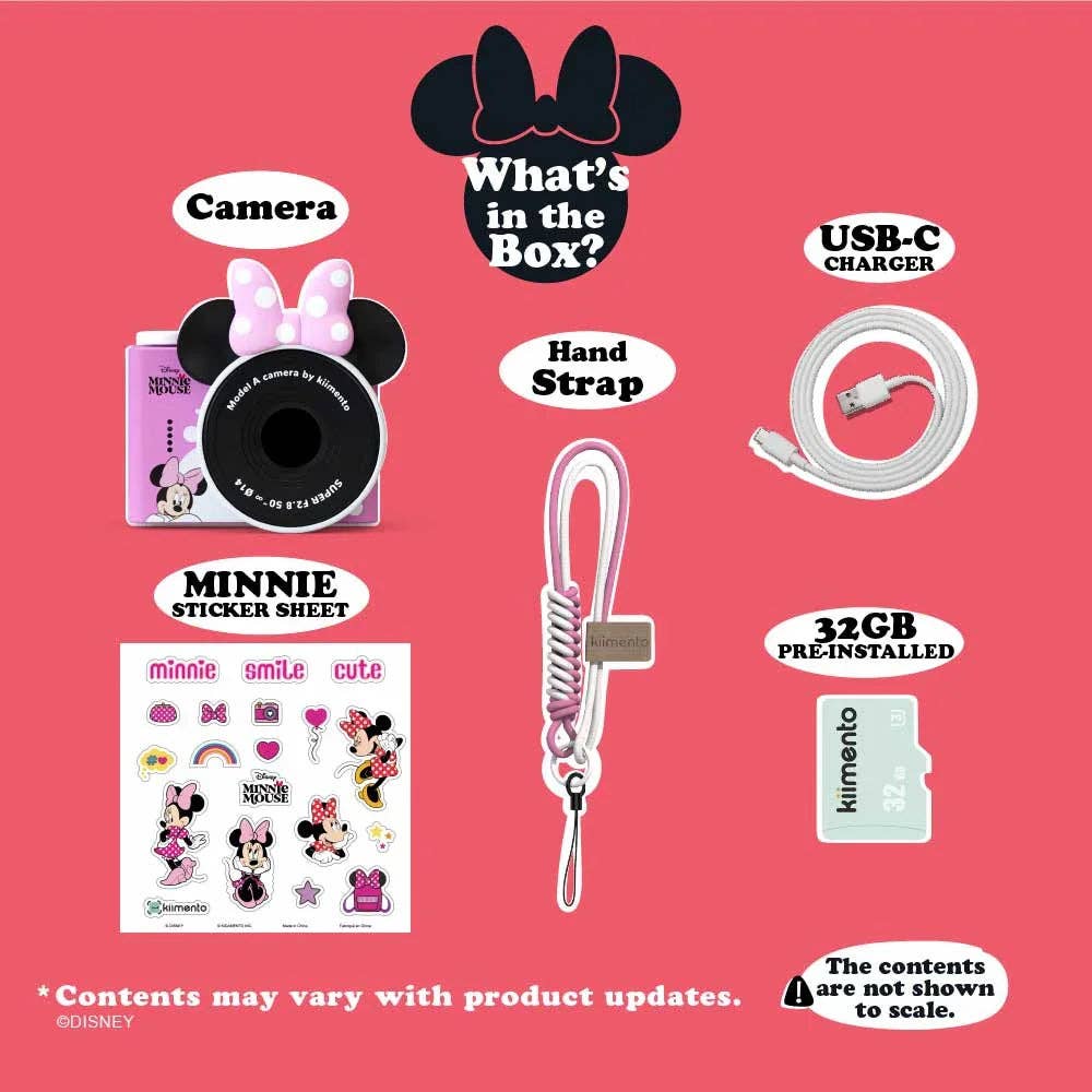 kiimento (formerly Kidamento) - Disney Minnie Mouse Mini Camera