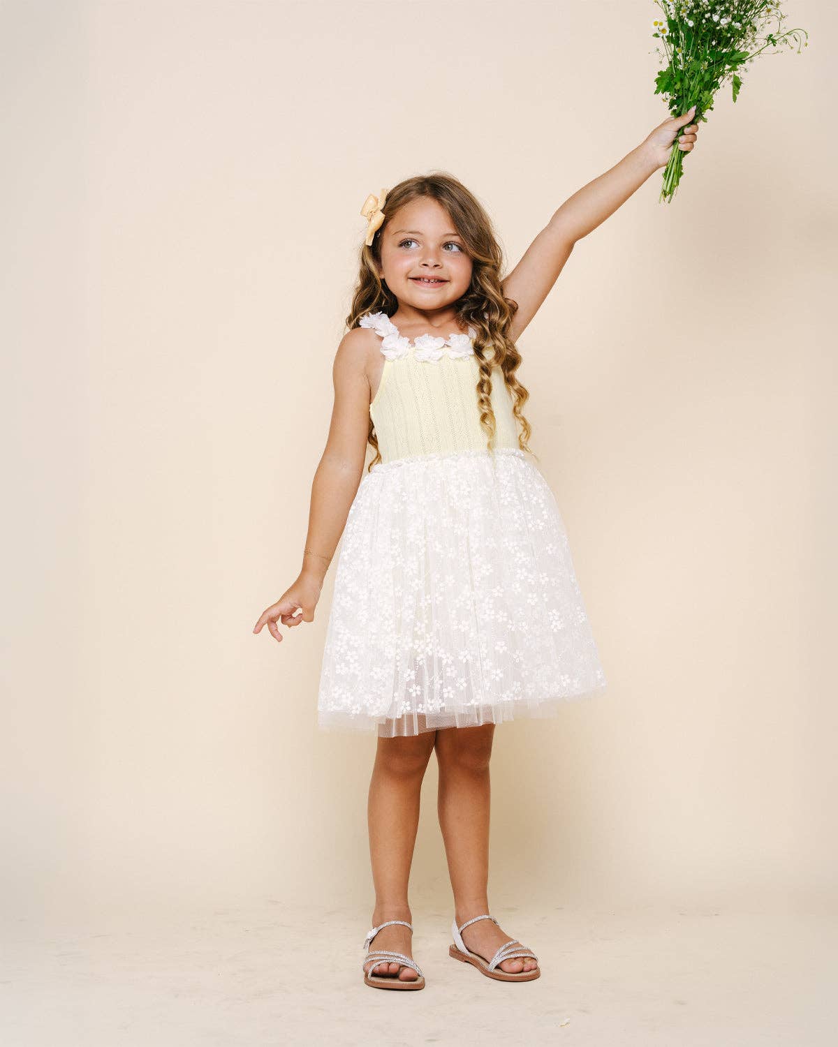 Petite Hailey - Eden Flower Tutu: Yellow / 5