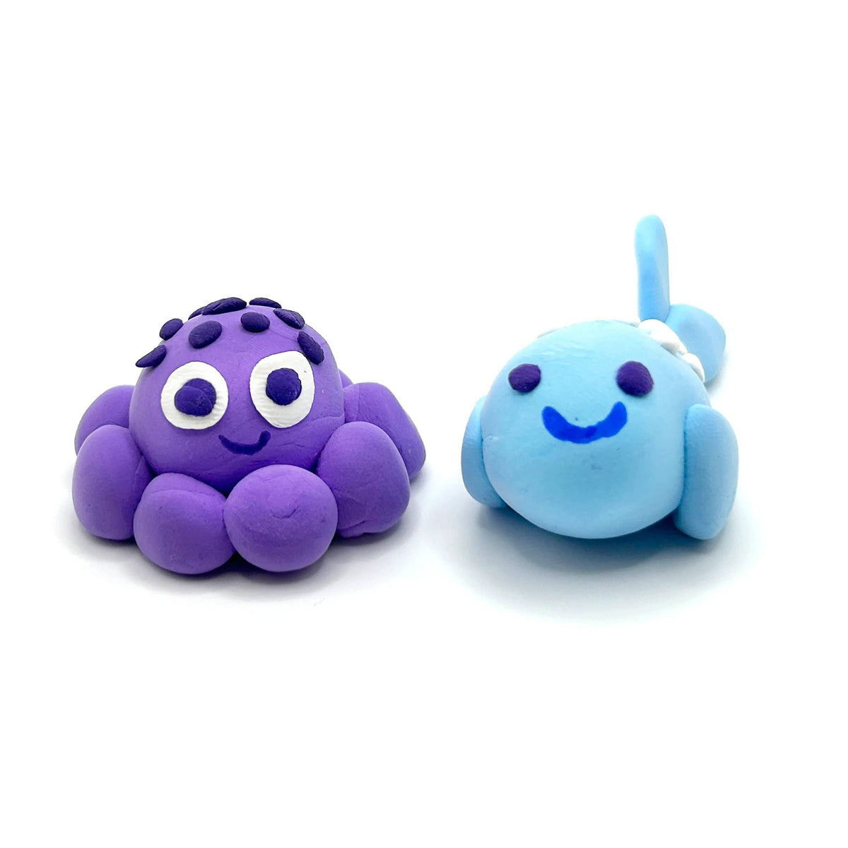 OOLY - Creatibles: Air Dry Clay BFFs Kit - Ocean Pals (Set of 4 Col