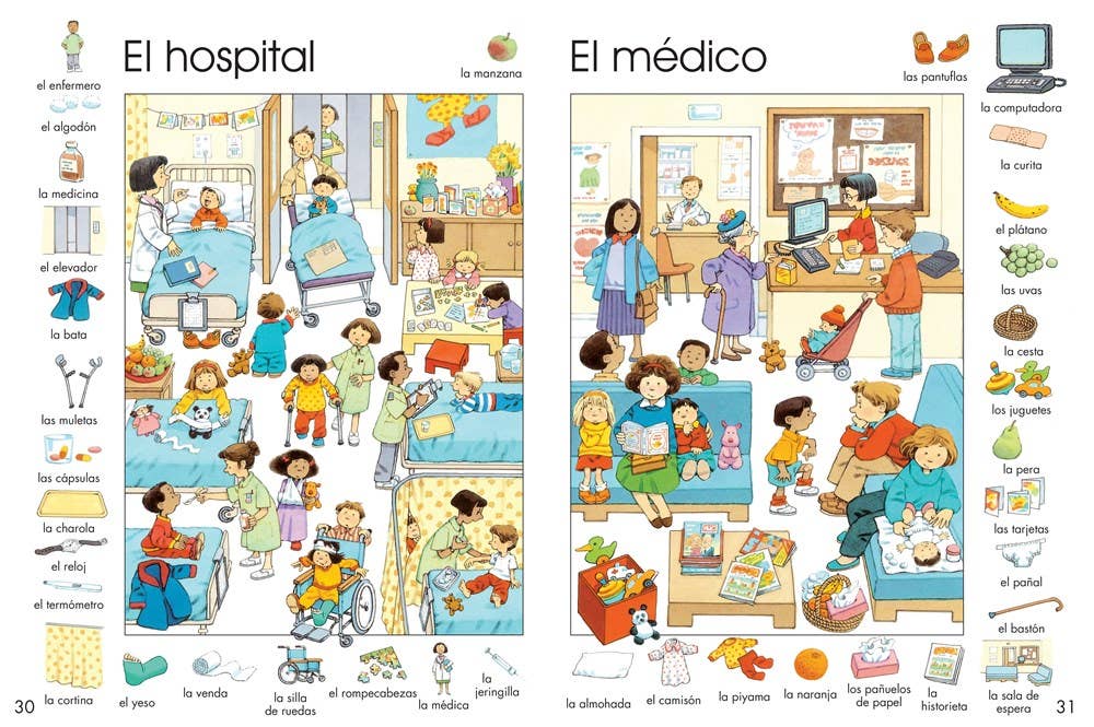 HarperCollins - First Thousand Words In Spanish : Usborne