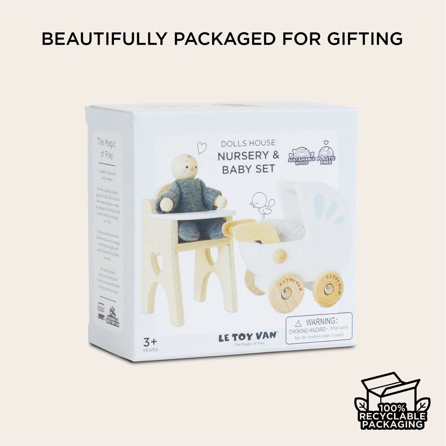 Le Toy Van, Inc. - Dolls House Nursery & Baby Set
