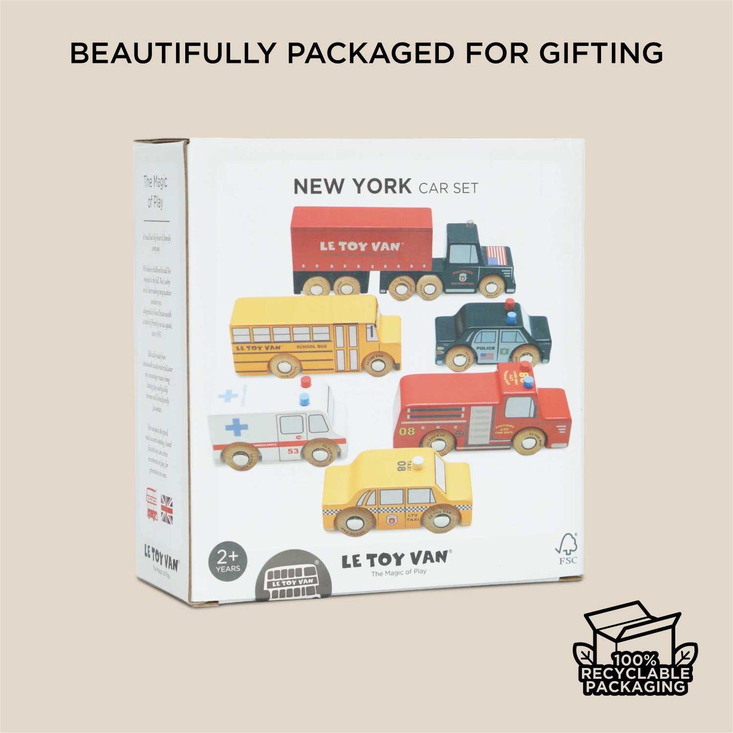 Le Toy Van, Inc. - American Wooden Car Set