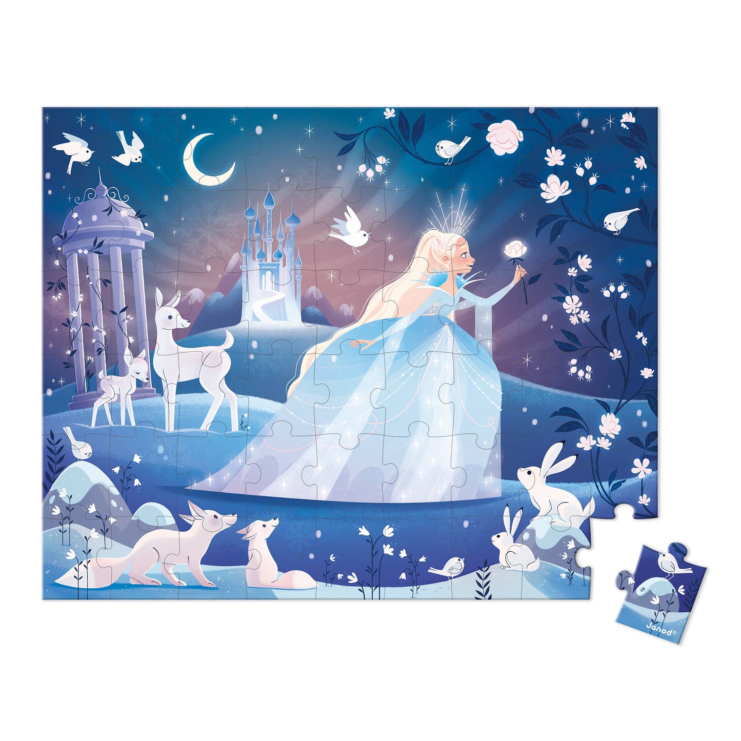 Janod - Puzzle - Icy Enchantment - 54 Pcs