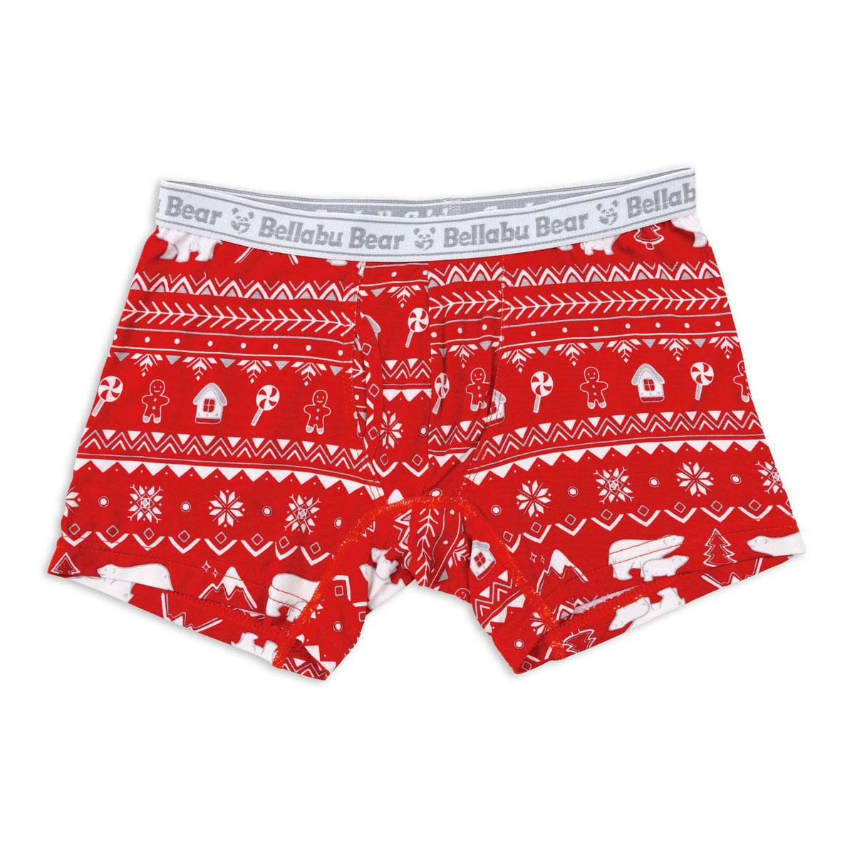Bellabu Bear - Boy's Holiday Boxer Brief Underwear 3-Pack: 6/7Y