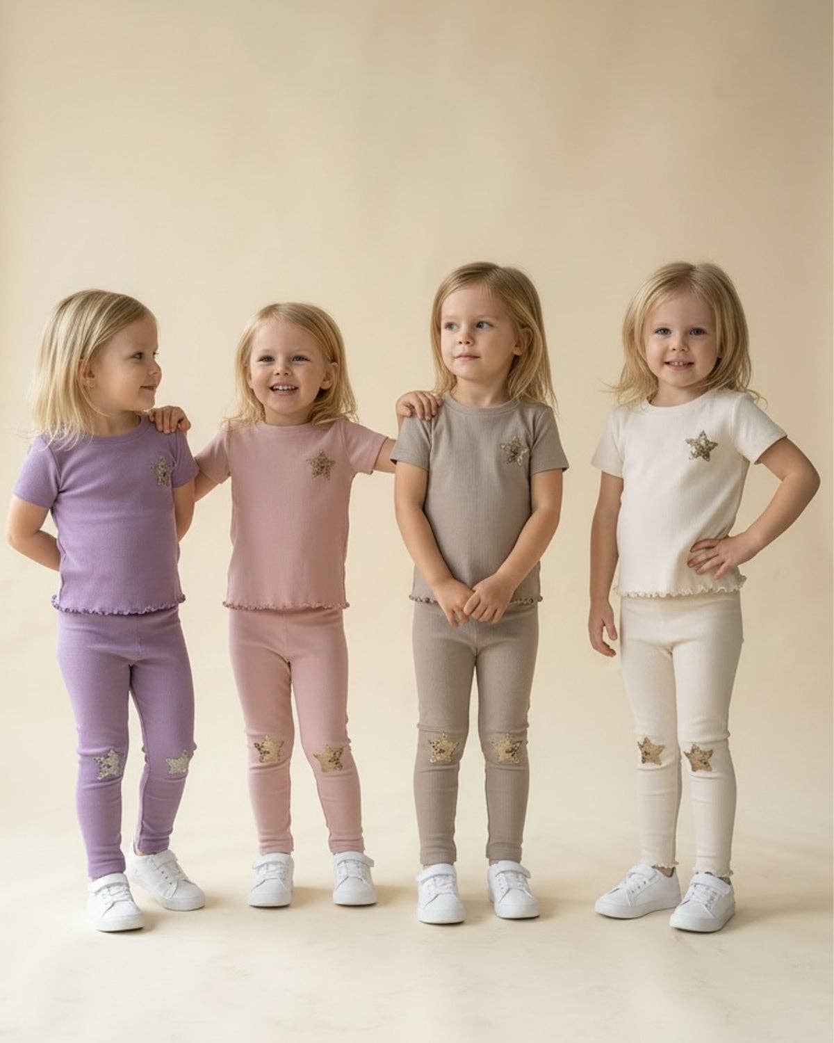 Petite Hailey - Hailey Star Leggings: Lilac / 8