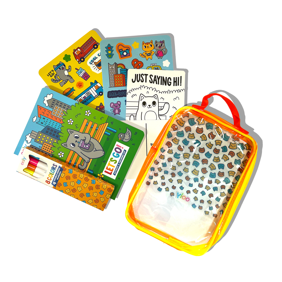 OOLY - Let's Go!: Activity & Coloring Kit - Kitty In The City