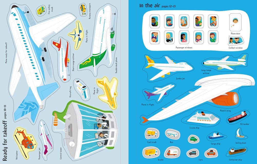 HarperCollins - First Sticker Book Airport : Usborne