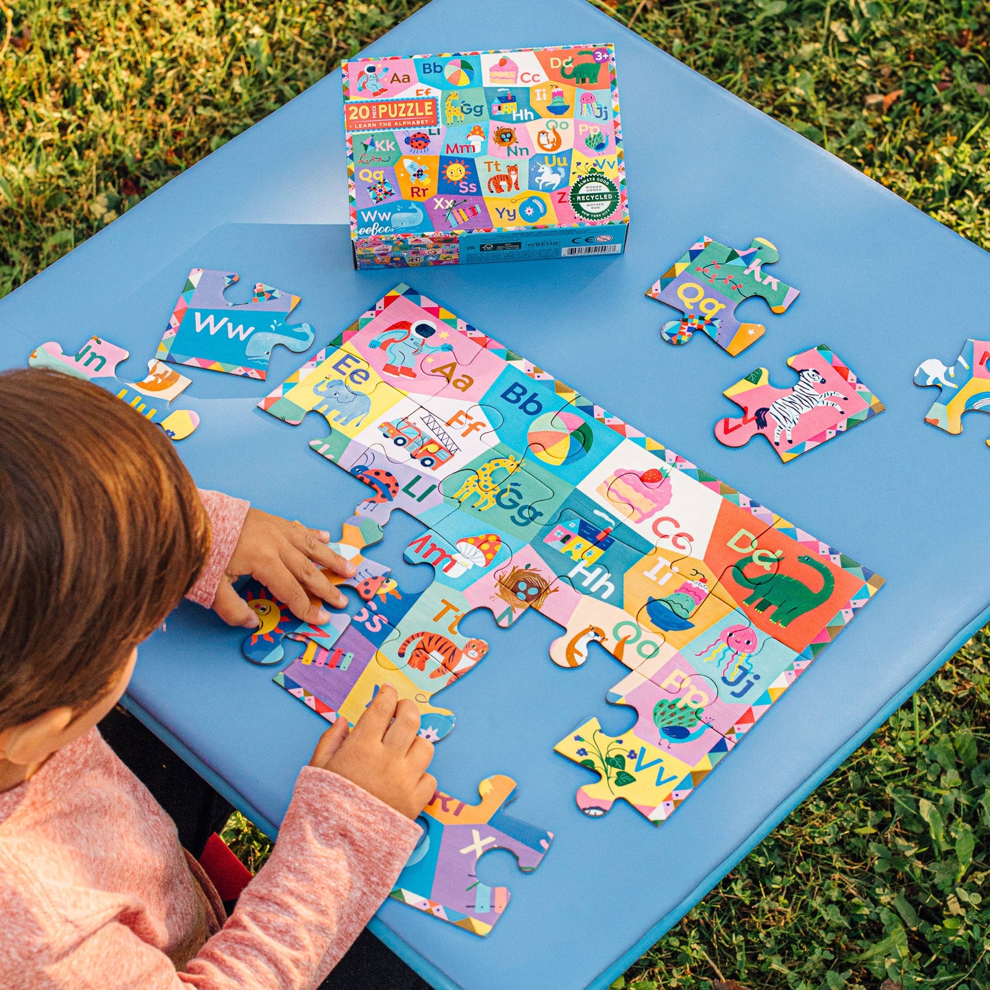 eeBoo - Learn the Alphabet 20 Piece Puzzle