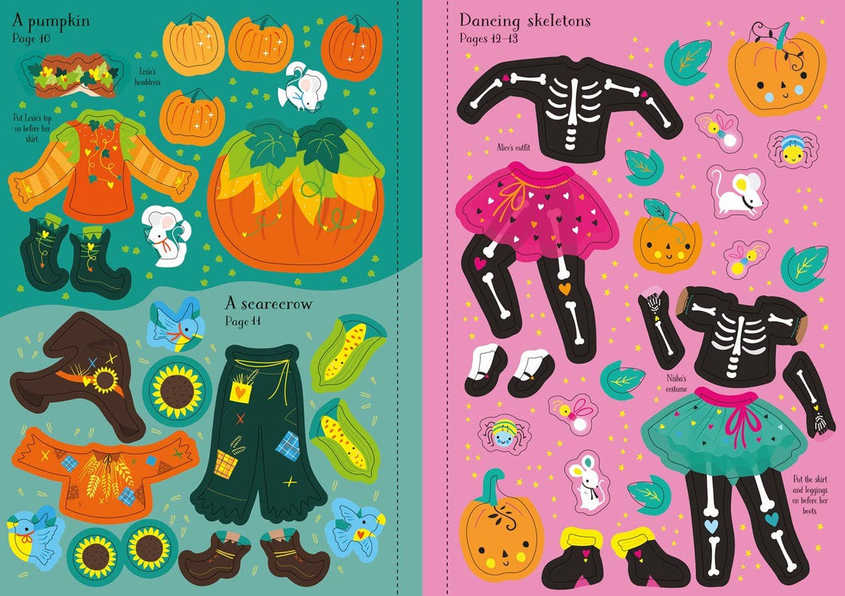 HarperCollins - Little Sticker Dolly Dressing Halloween: Usborne