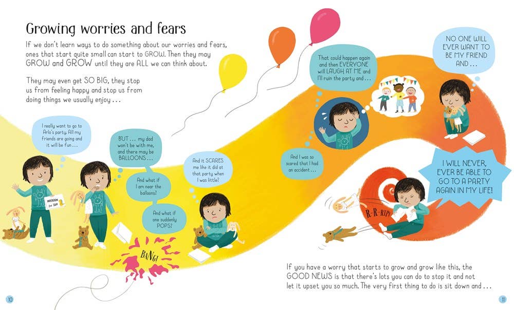 HarperCollins - All About Worries And Fears : Usborne