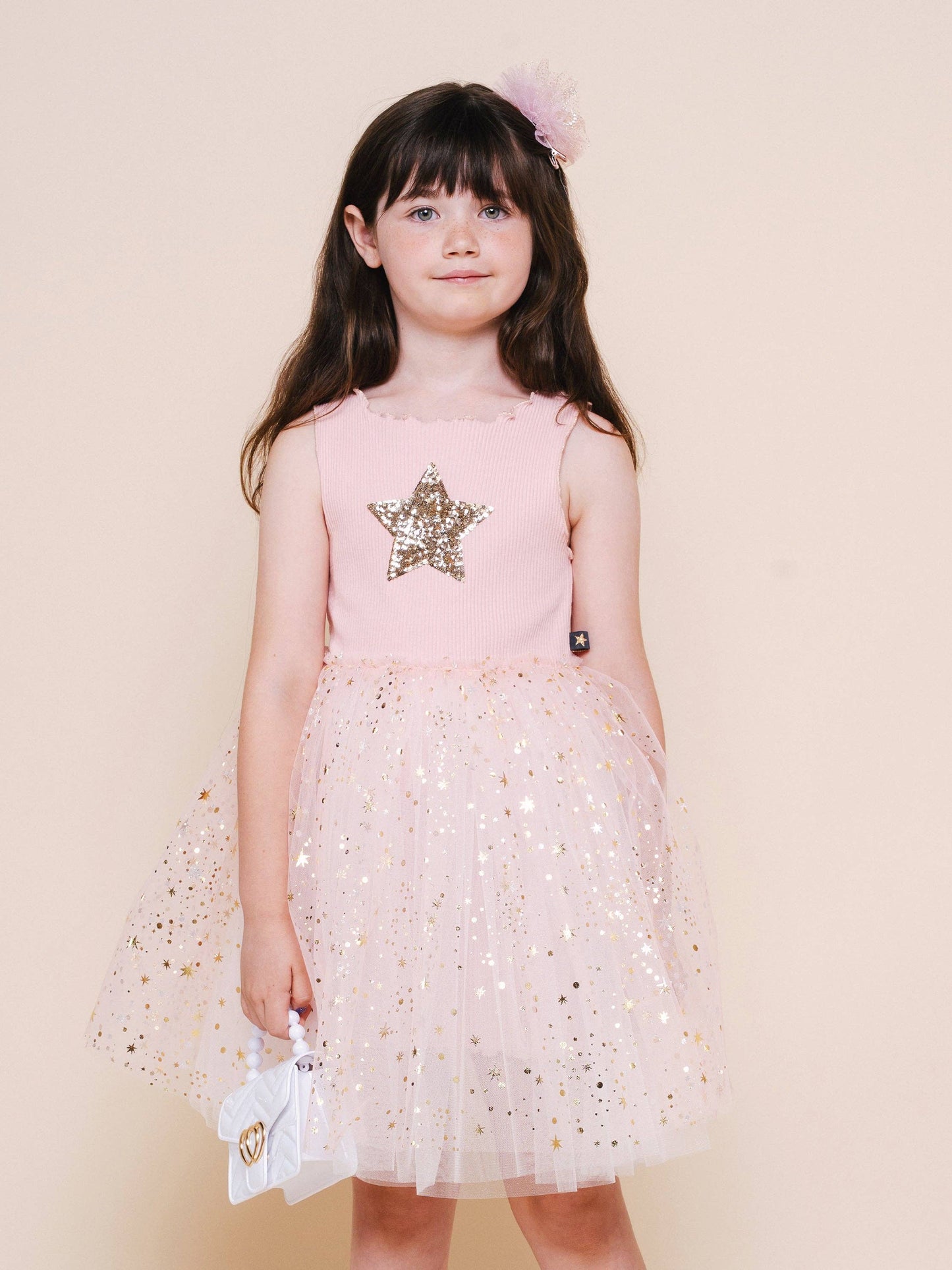 Petite Hailey - Eloise Tutu Dress: Peach / 6