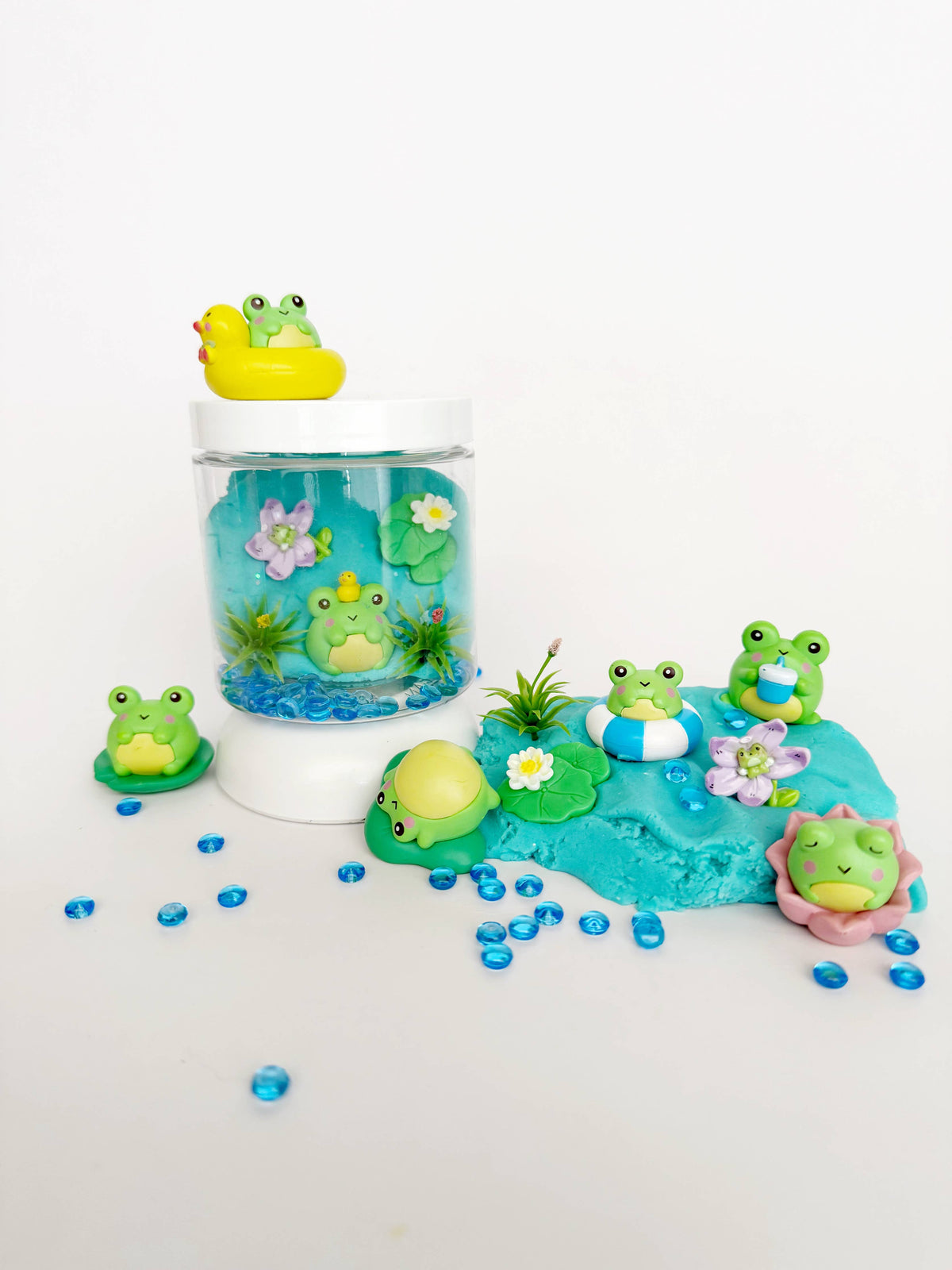 Earth Grown KidDoughs (KidDoughs by EGKD) - Pond Pals Mini Dough-to-Go