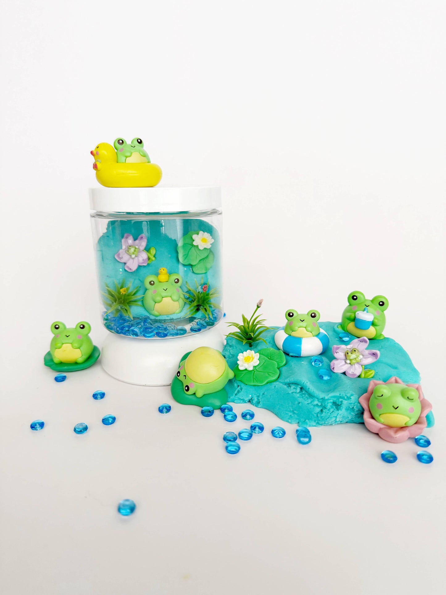 Earth Grown KidDoughs (KidDoughs by EGKD) - Pond Pals Mini Dough-to-Go