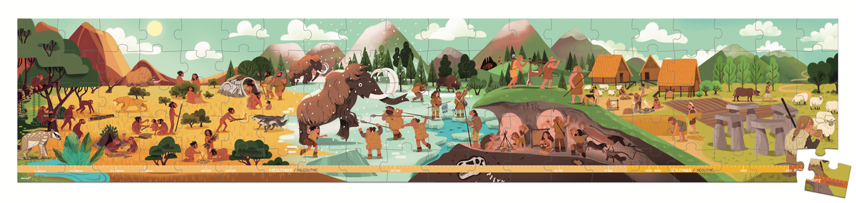 Janod - PUZZLE - PREHISTORY -100pz