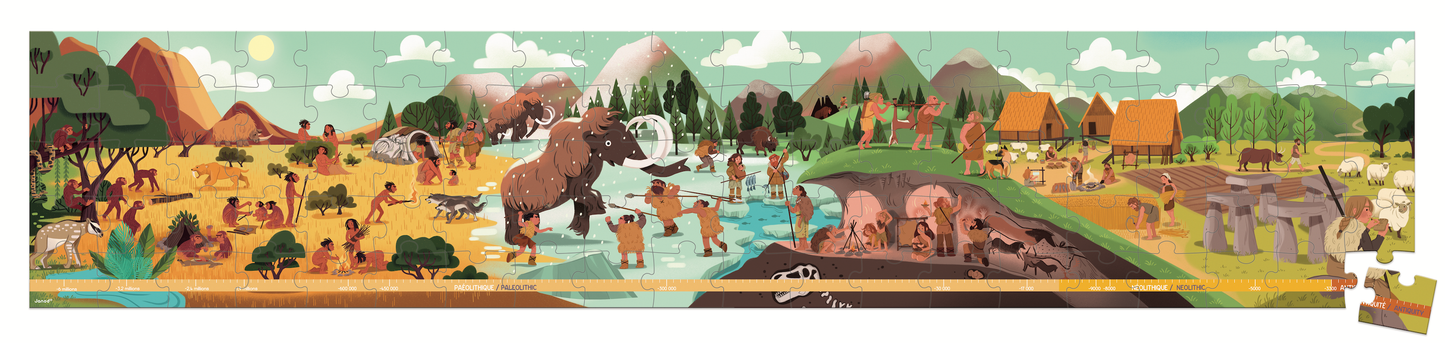 Janod - PUZZLE - PREHISTORY -100pz