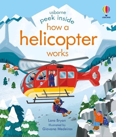 HarperCollins - Peek Inside How a Helicopter Works : Usborne