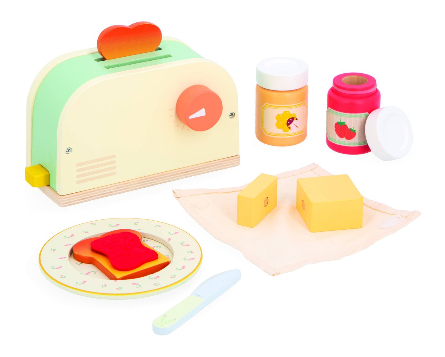 Janod - Cottage Chic Toaster Breakfast Set