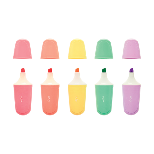 OOLY - Le Bonbon Patisserie: Pastel Highlighters (Set of 5)