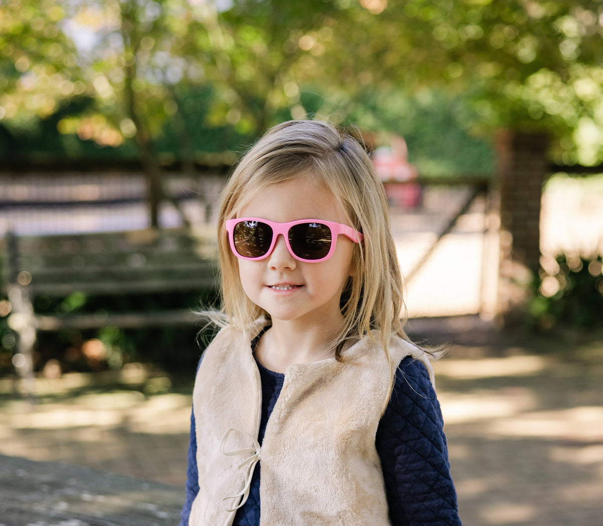 Babiators - Candy Pink Navigator Sunglasses with Amber Lenses: Ages 3-5