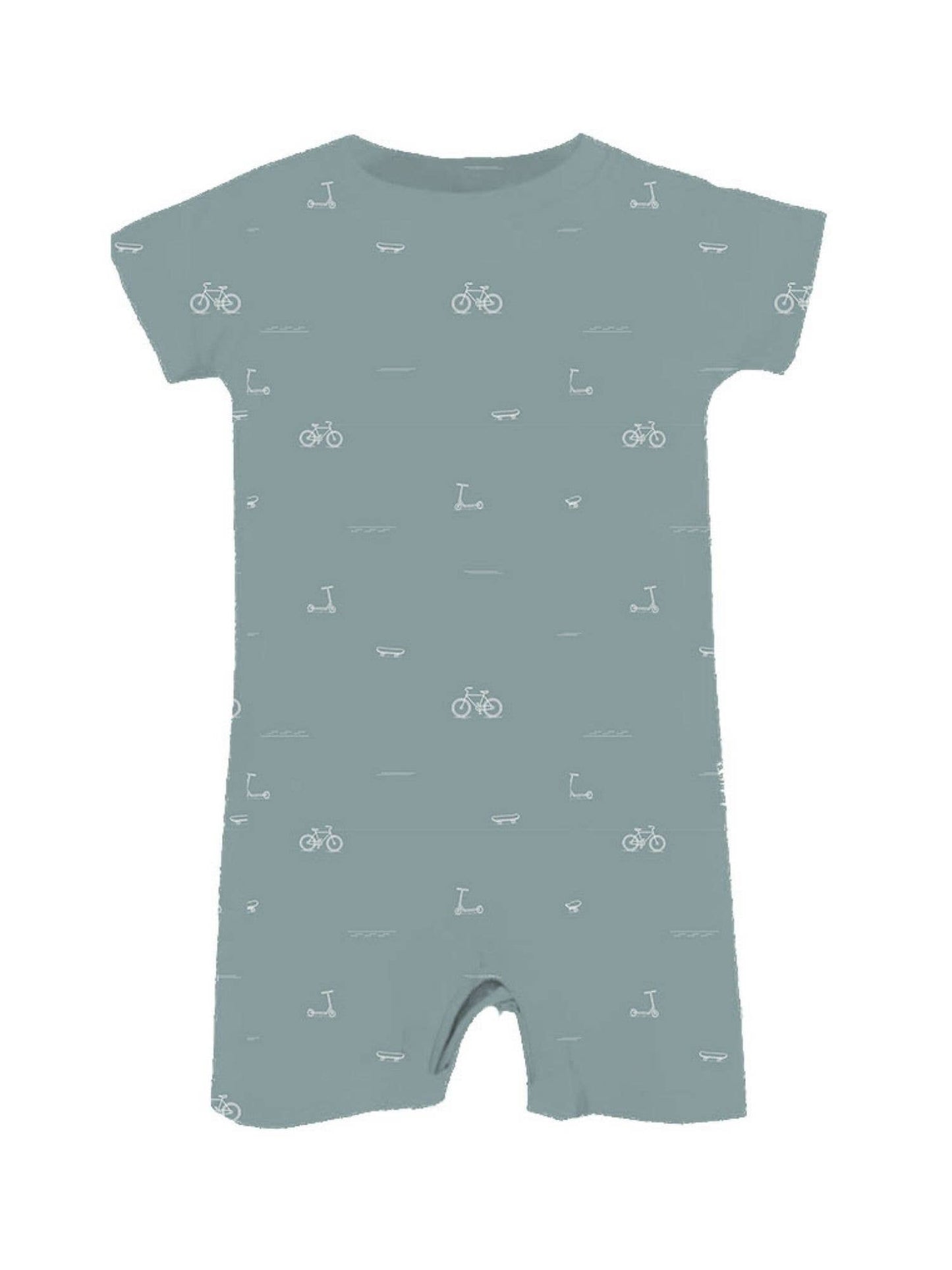 gunamuna - SS26 COTTON SHORTIE ROMPER : Woof / 12-18months