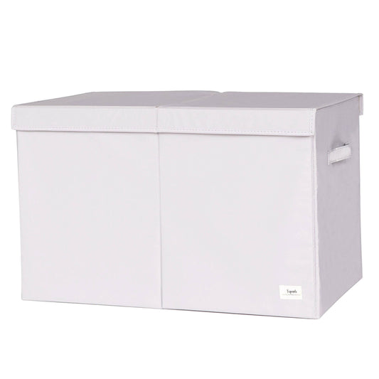 3 Sprouts - Recycled Fabric Folding Chest - Solid Colors: Light Gray