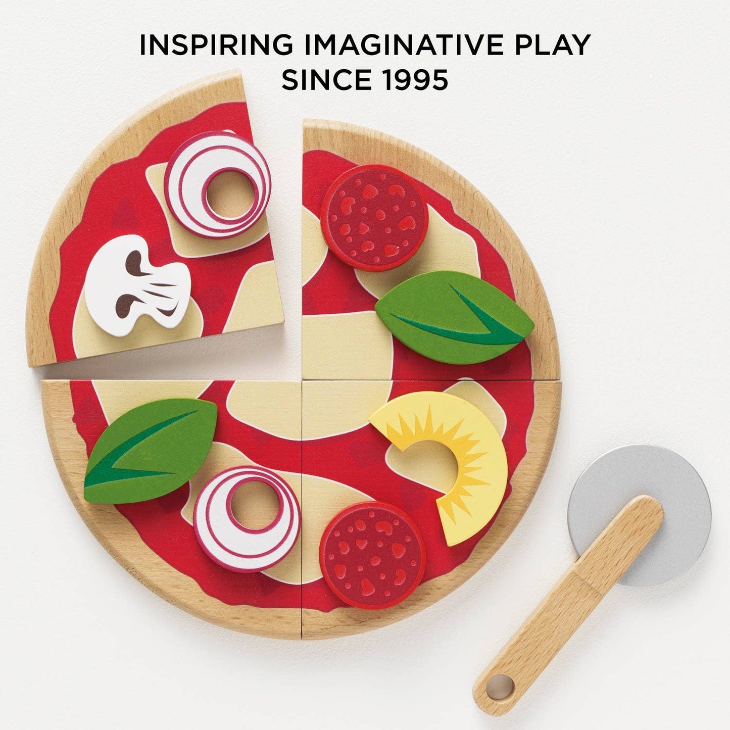 Le Toy Van, Inc. - Pizza & Toppings with Slice Cutter