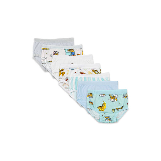 Bellabu Bear - Garfield Bamboo Boy's Underwear 7-Pack: 8/9Y