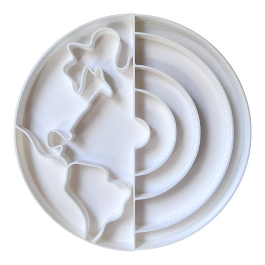 CJECOPLAY INC. - Layers of Earth EcoTray: White