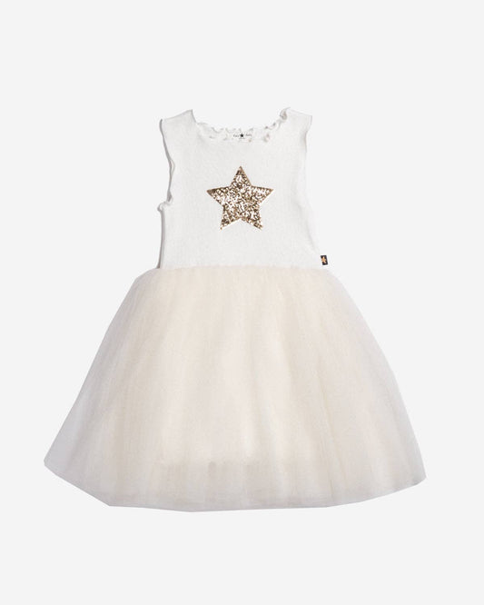 Petite Hailey - PH Star Tutu Dress: Ivory / 5