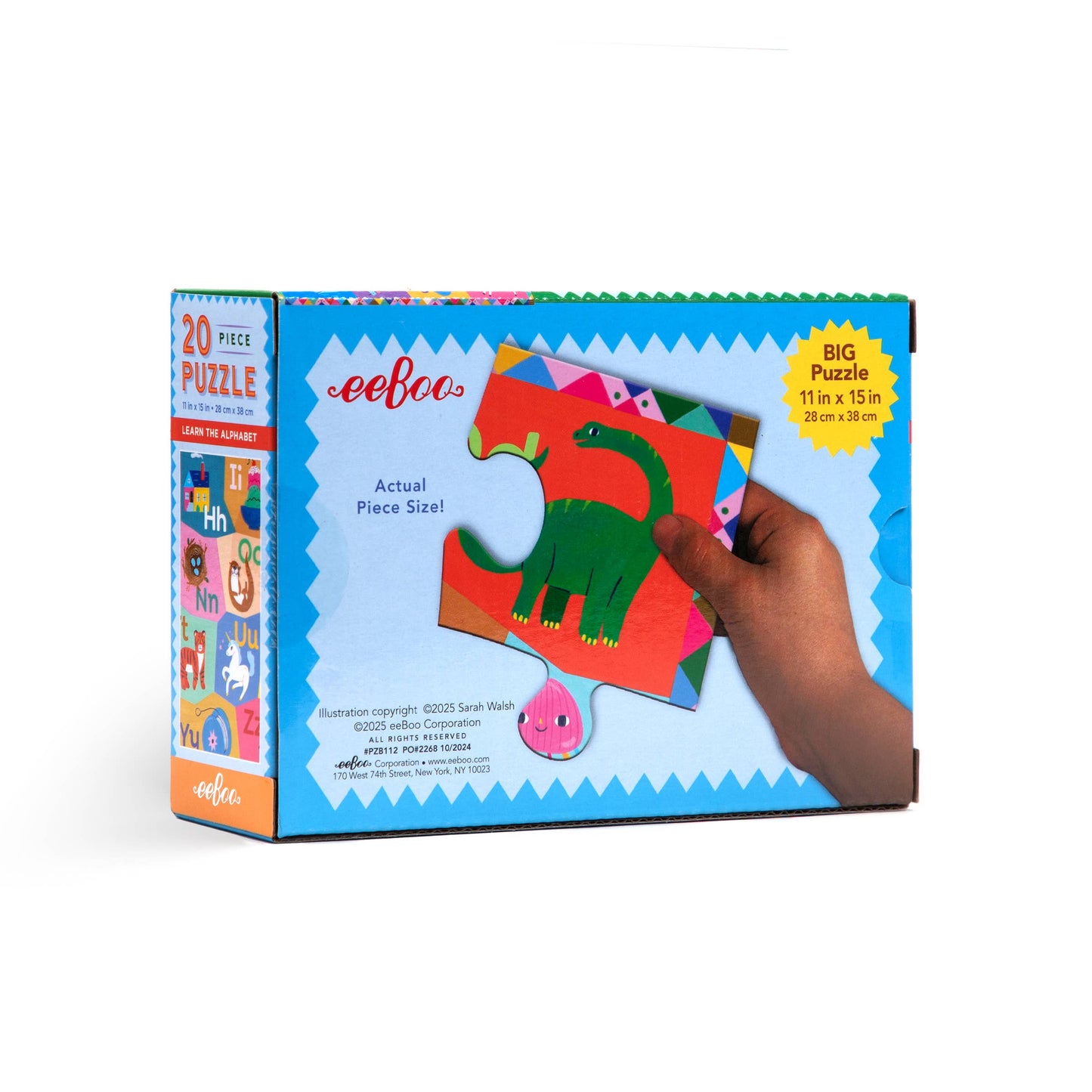 eeBoo - Learn the Alphabet 20 Piece Puzzle