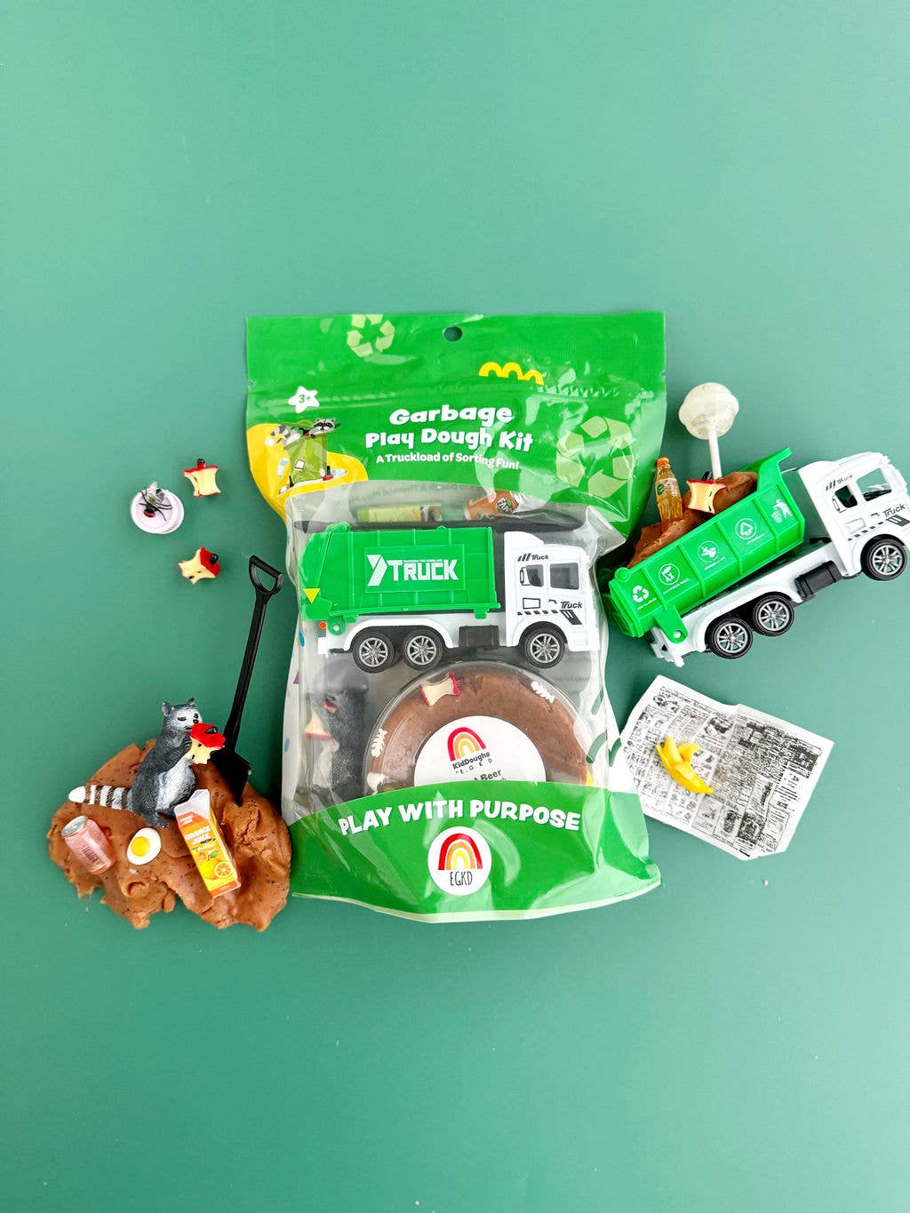 Earth Grown KidDoughs (KidDoughs by EGKD) - Garbage KidDough Play Kit
