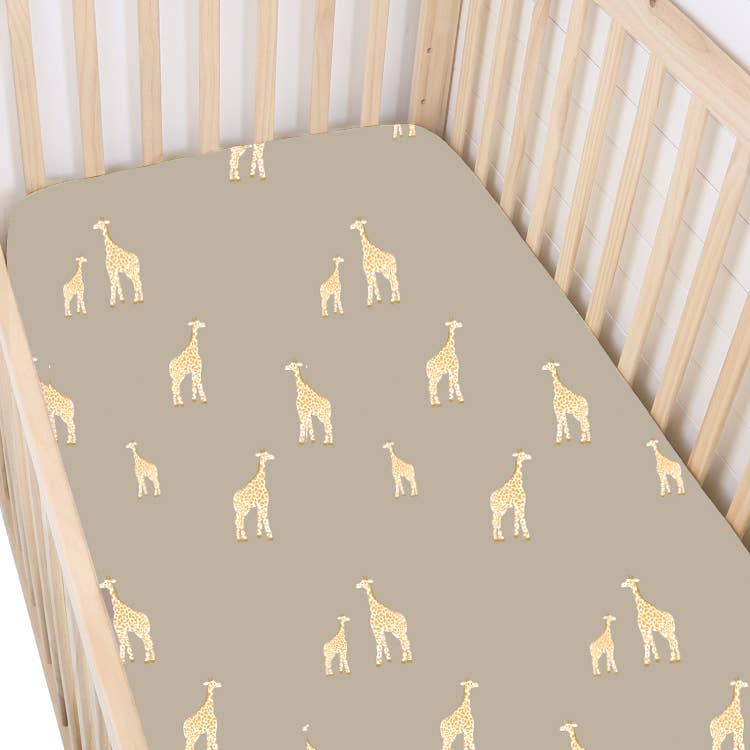 gunamuna - FW24 BAMBOO CRIB SHEET: Goose