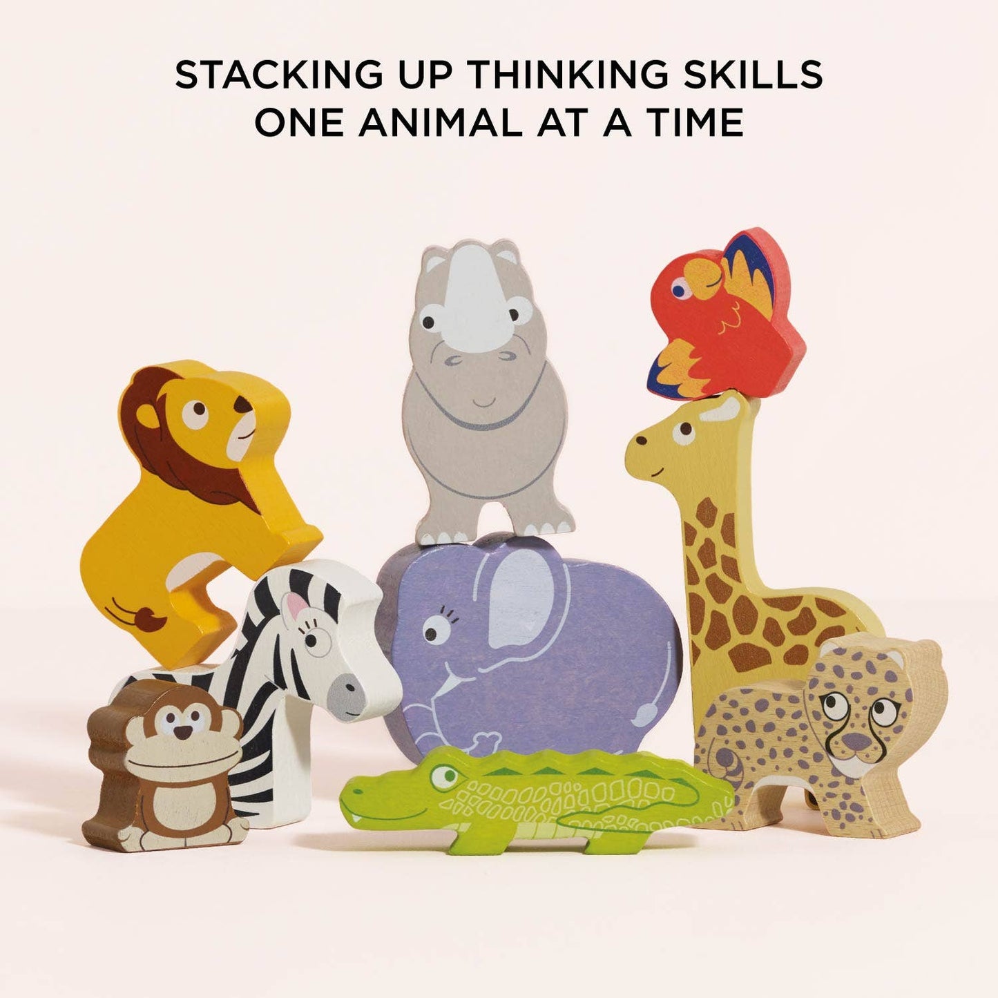 Le Toy Van, Inc. - Africa Stacking Animals & Bag