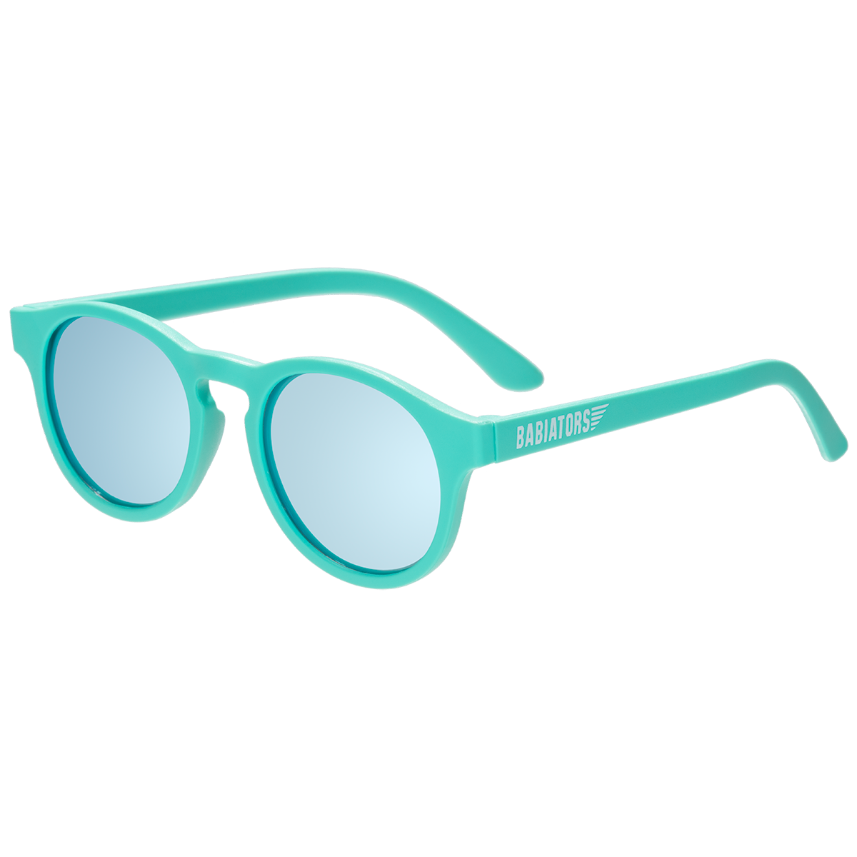 Babiators - Blue Polarized Keyhole Kids Sunglasses with Mirrored Lens: Ages 3-5