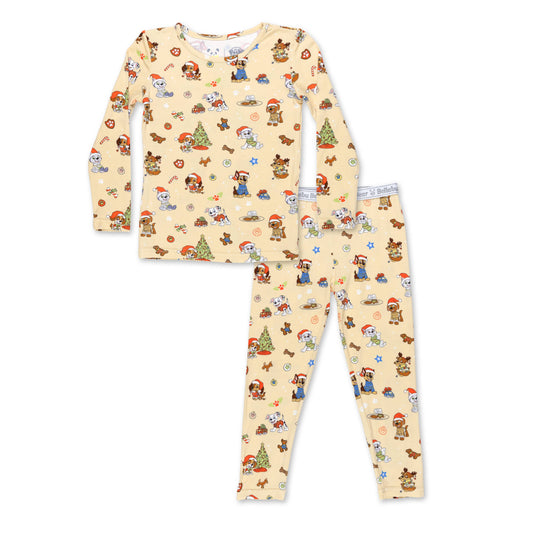 Bellabu Bear - PAW Patrol: Jingle Paws Kids Bamboo Pajamas: 9/10Y