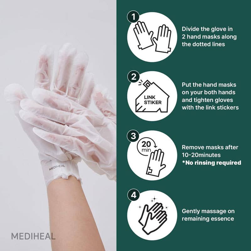 Exod International - Mediheal Derma Layer Hand Mask 18ml: 1 PC