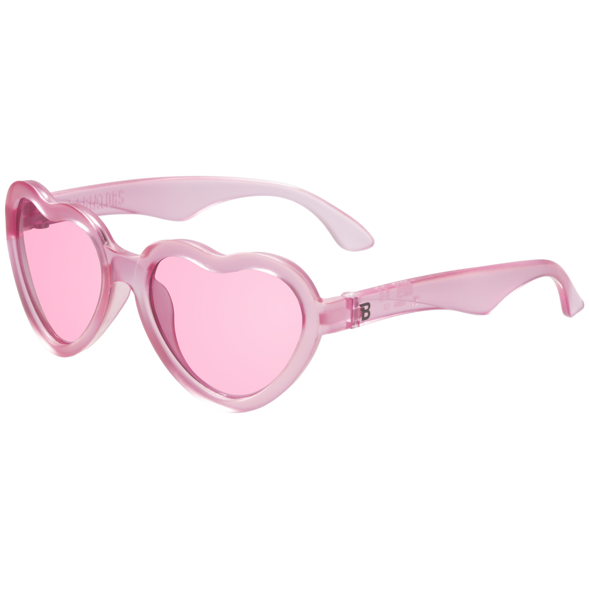 Babiators - Fuchsia Haze Heart with Pink Mirrored Lenses: Ages 3-5