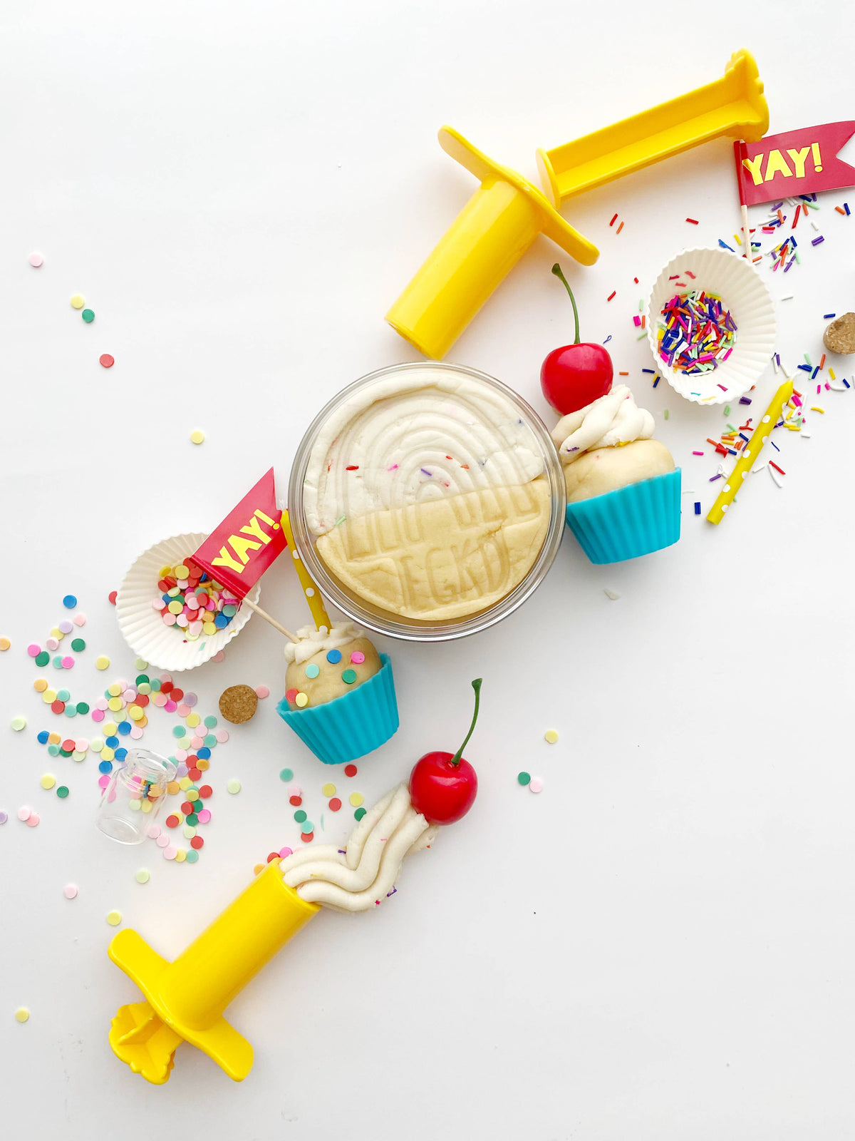Earth Grown KidDoughs (KidDoughs by EGKD) - Cupcake KidDough Play Kit