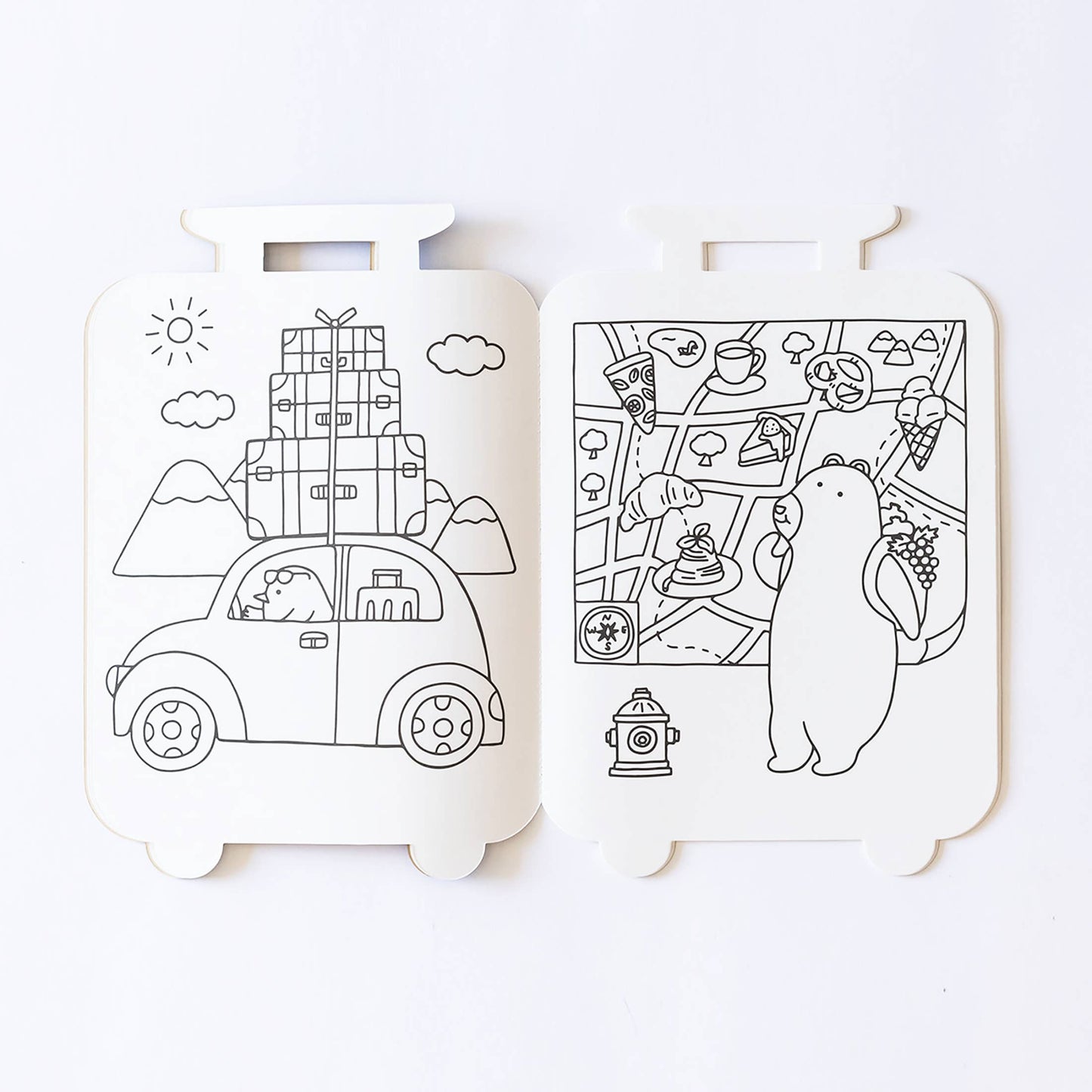 Jaq Jaq Bird - Jumbo Suitcase Paper Coloring Book