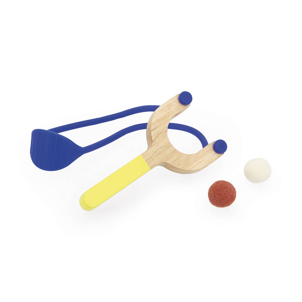 Janod - Applepop Slingshot Shooting Gallery