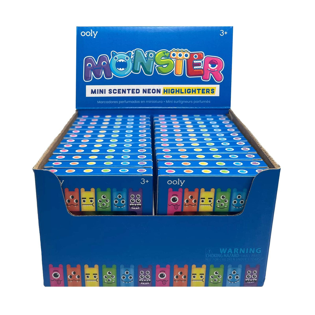 OOLY - Monster: Mini Scented Neon Highlighters (Display of 24 Units