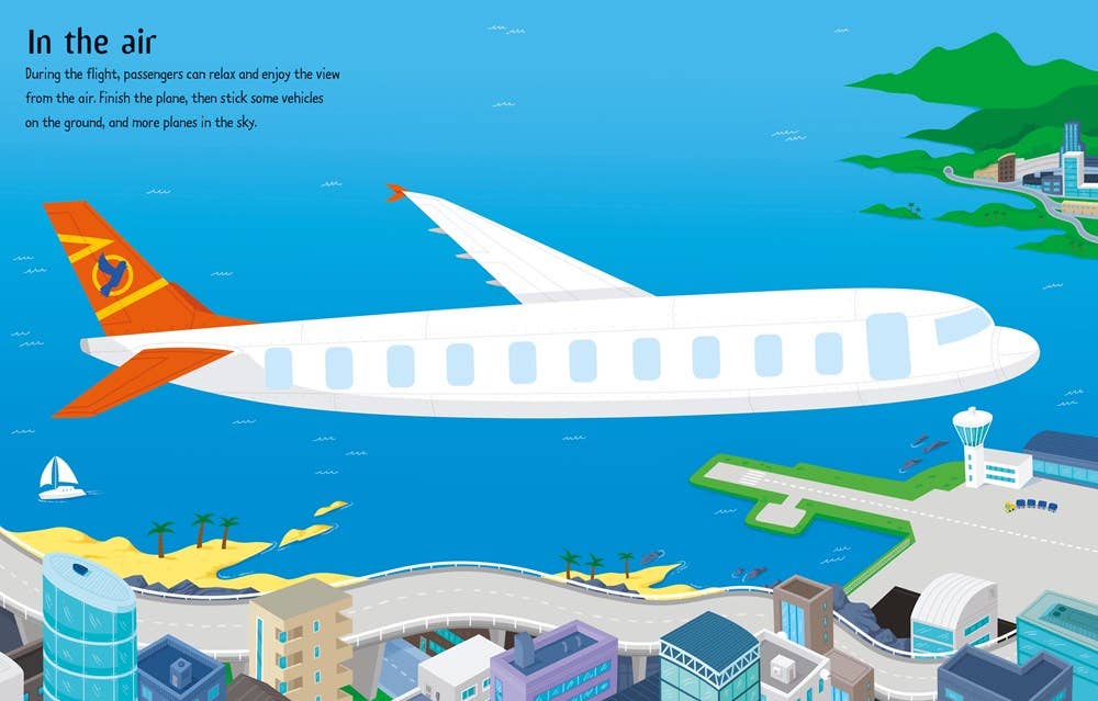 HarperCollins - First Sticker Book Airport : Usborne
