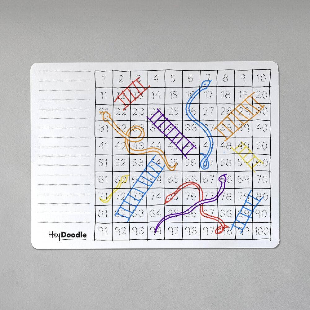 HeyDoodle - 100 Squares Classic Coloring & Doodle Mat