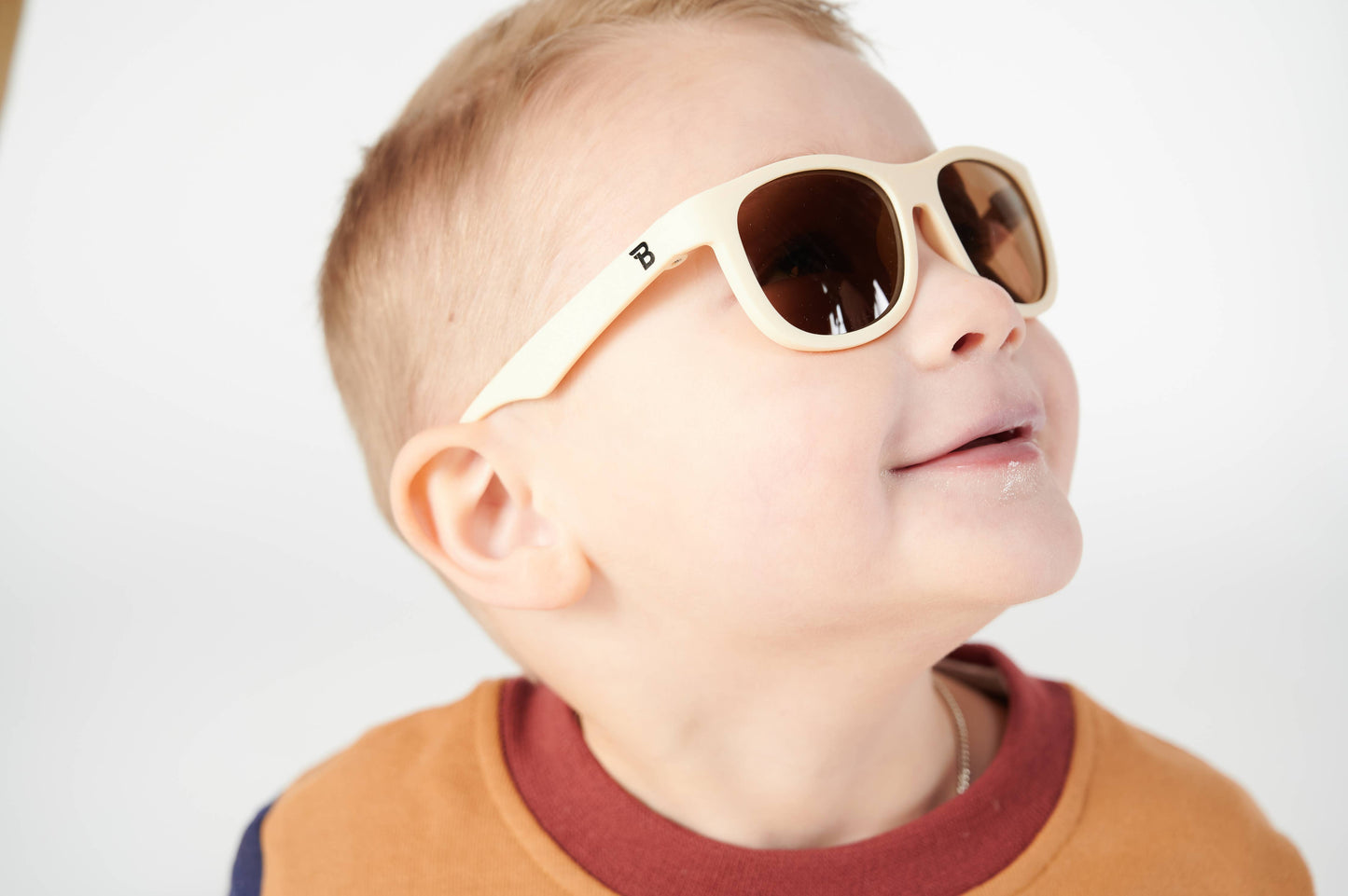 Babiators - Sweet Cream with Amber Lens Navigator Baby & Kids Sunglasses: Ages 6+