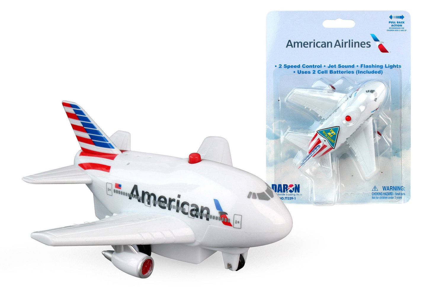 Daron Worldwide Trading - TT329-1 AMERICAN AIRLINES PULLBACK W/LIGHT & SOUND NEW LIVERY