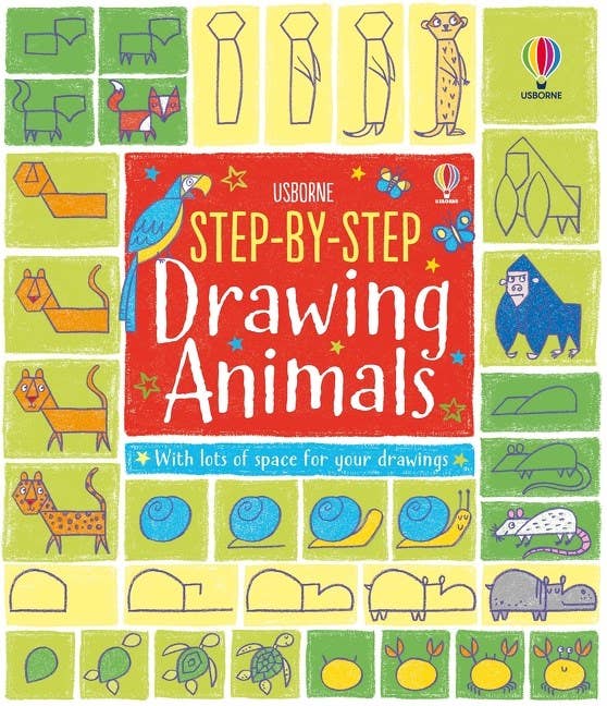 HarperCollins - Step-By-Step Drawing Animals : Usborne