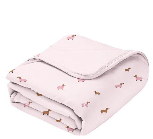 gunamuna - SS26 CLOUD BLANKET: Girl dog / Toddler / 1.0