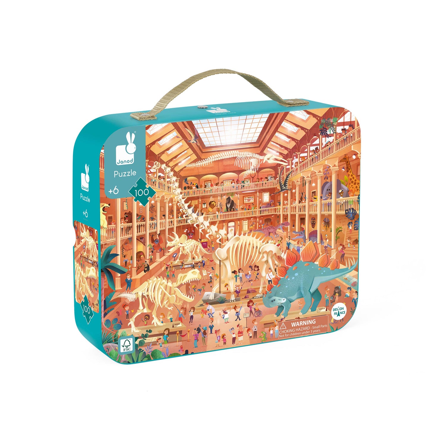 Janod - Natural History Museum Puzzle - 100 Pcs
