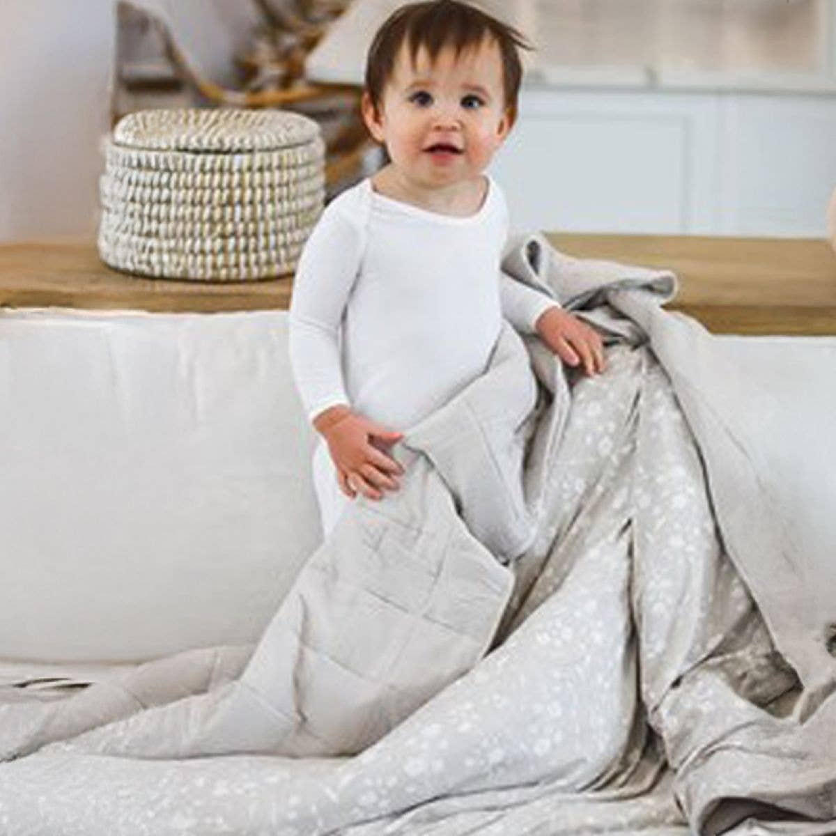 gunamuna - FW26 Cloud Blanket 1.0: Magnolia / Toddler